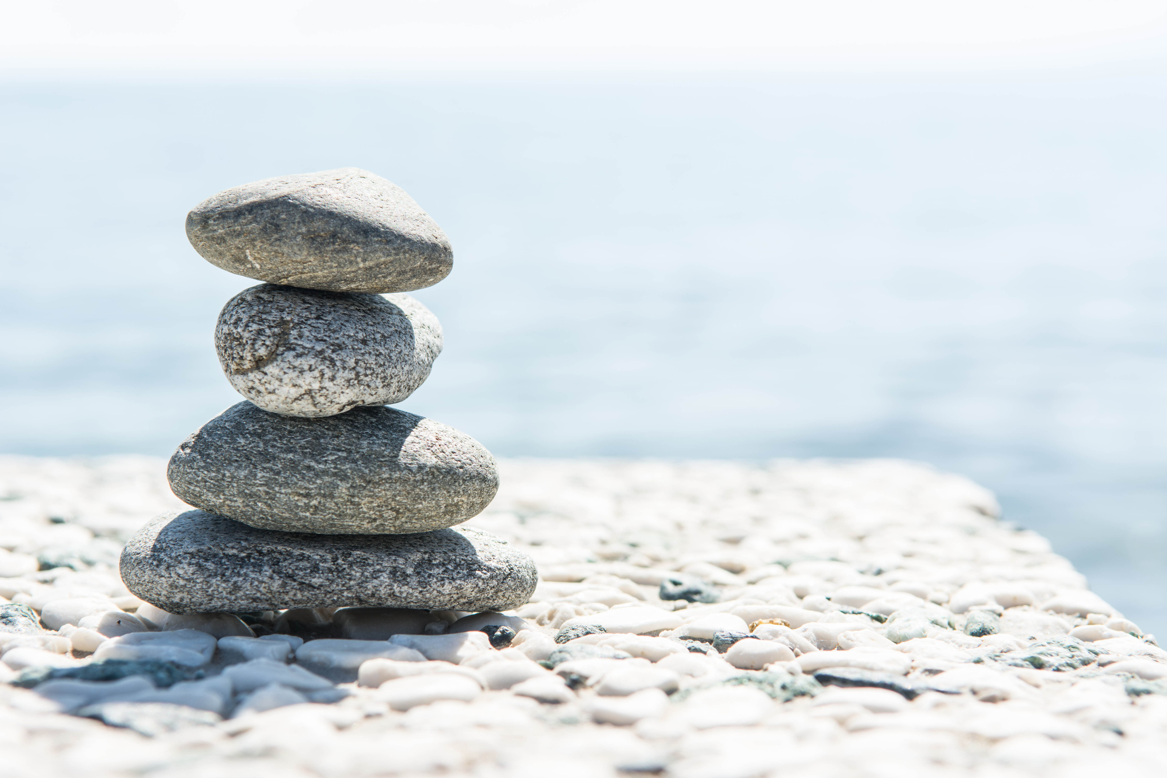 Wellness pile of rocks